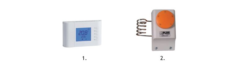Régulation thermostat aérotherme fioul AF SPLUS