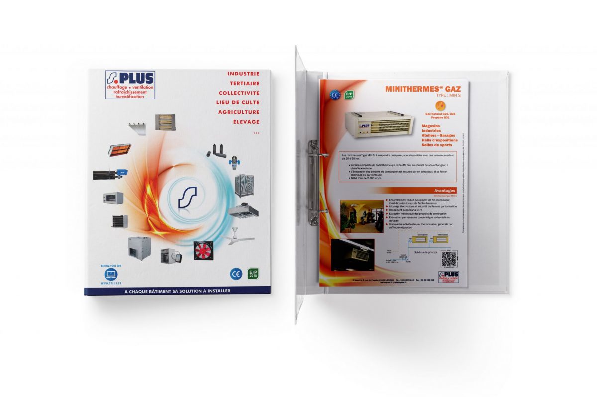 Couverture et interieur classeur SPLUS