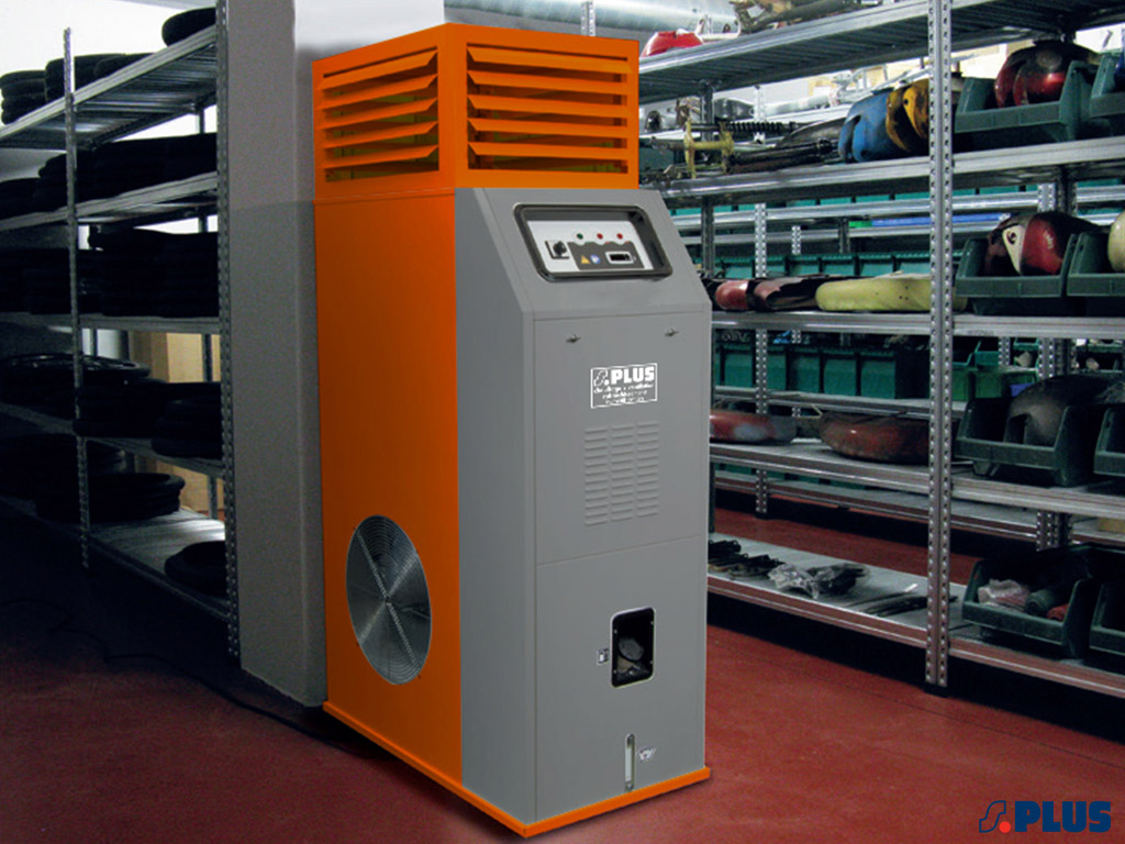 Générateur d'air chaud pour le chauffage d'atelier