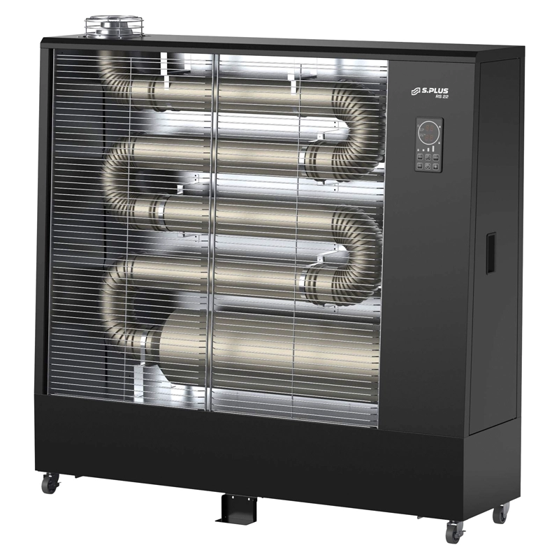 Radiant fioul mobile silencieux 22 kW grande surface de chauffage